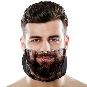 Black Disposable Beard Nets for Men Food Service