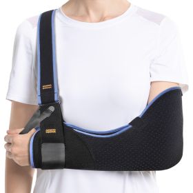 VELPEAU Arm Sling for Elbow Injury, Fracture, Dislocation Medical Shoulder Immobilizer for Sleeping, Universal for Both Arms (Color: Comfort Version, size: X Large)